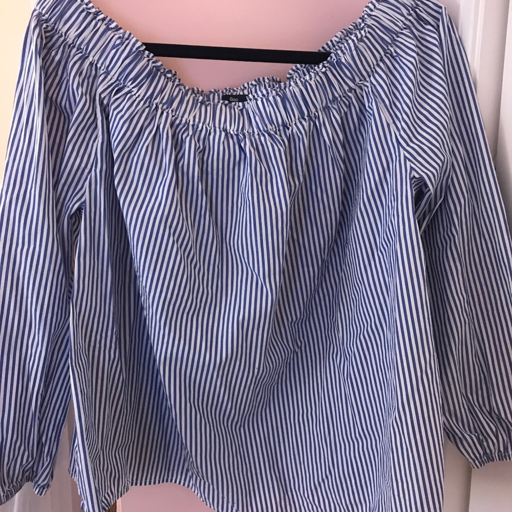 Gap off the shoulder blouse